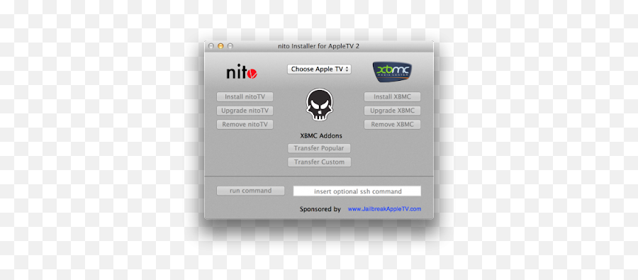 Apple Tv 3 Jailbreak - Mac Nito Installer For Apple Tv2 Png,Aeon Nox Favourites Icon Blank