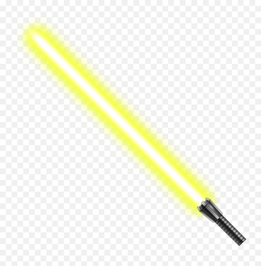 Yoda Lightsaber Png Hd - Transparent Yellow Lightsaber Png,Yoda Png