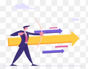 Arrow Icon - Download in Line Style Illustration png
