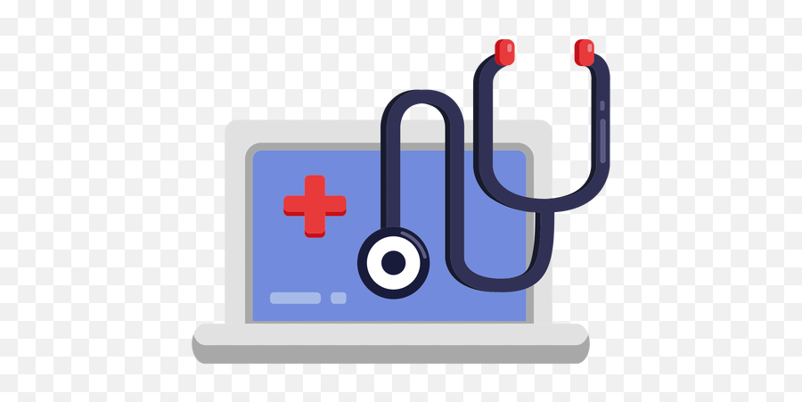 Laptop Stethoscope Icon Transparent Png U0026 Svg Vector - Vertical,Stethescope Icon
