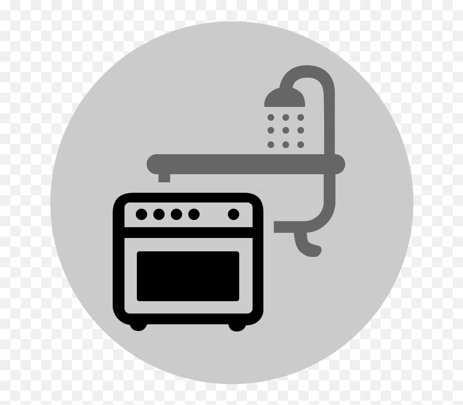 Download Icon Kitchens And Bathrooms - Range Stove Clipart Png,Bathroom Icon Png