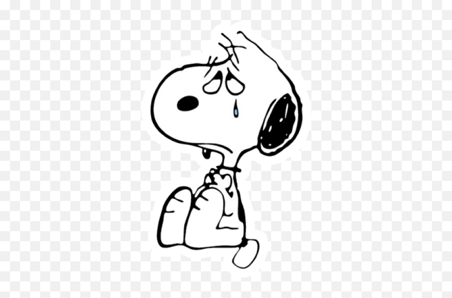 Sticker Maker - Snoopy Sad Snoopy Png,Dancing Snoopy Icon