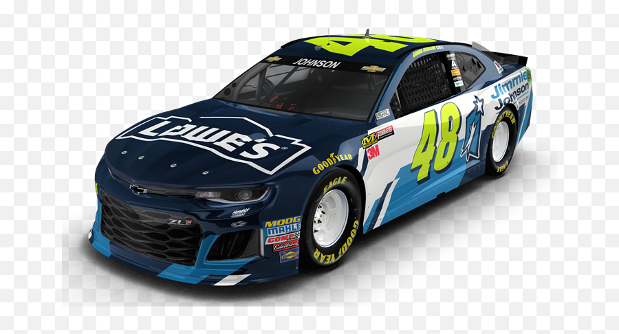 2018 48 Cup Paint Schemes - Jayskiu0027s Nascar Silly Season Site Jimmie Johnson Blue Bunny Png,Icon Motorsports Headquarters