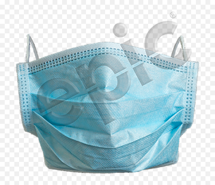 Epic 40578 - Rs5 Face Mask 3 Layer Spp Latex Free Elastic Tote Bag Png,Epic Face Transparent
