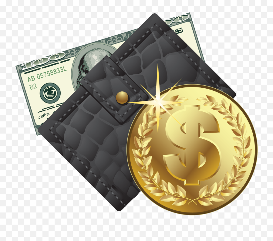 Money Free Png Images Sack Dollar Coins - Free Gold Dollar Coin Png,Money Pile Icon