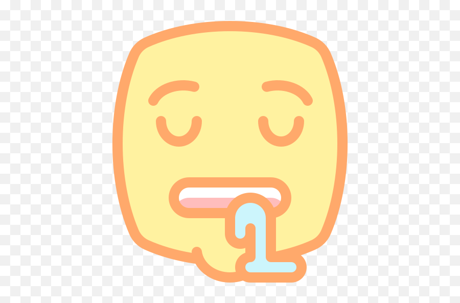 Drooling - Free Smileys Icons Icon Png,Yellow Discord Icon