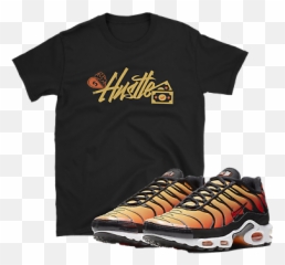Nike Air Max Plus Og Sunset Hustle Shirt - Pimento png