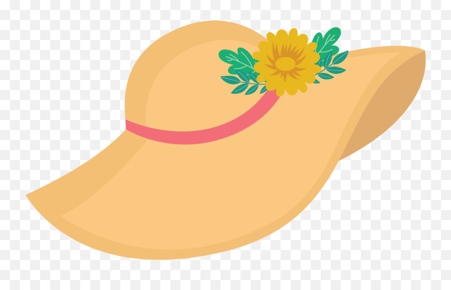 Summer Flower Hat Flat Icon Graphic By Soe Image Creative - Costume Hat Png,Straw Icon