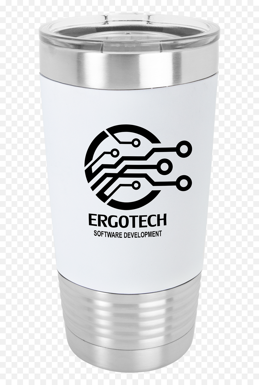 20 Oz Stainless Steel Tumbler With Laserable Silicone Grip - White Polar Camel Silicone Tumbler 20 Oz Png,Tc Icon 243