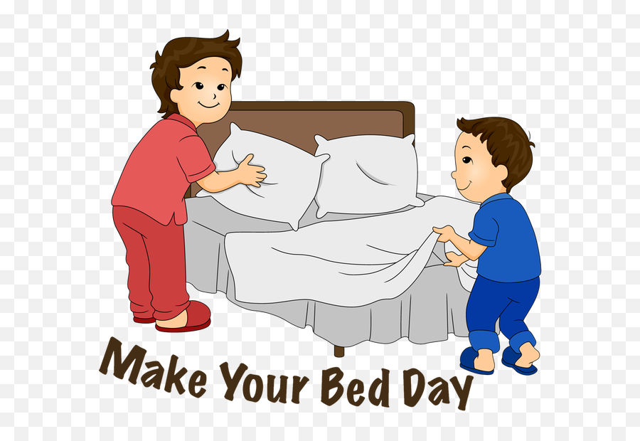 Download Make Bed Clipart - Make Up Bed Clipart Png Image Making The Bed Clipart,Bed Clipart Png