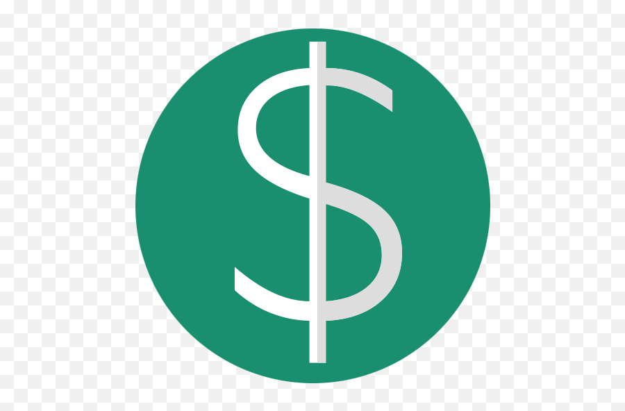 Currency Dollar Euro Finance Green Minimal Icon - Free Language Png,Green Money Icon