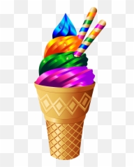 Ice Cream Transparent Clipart - Background png