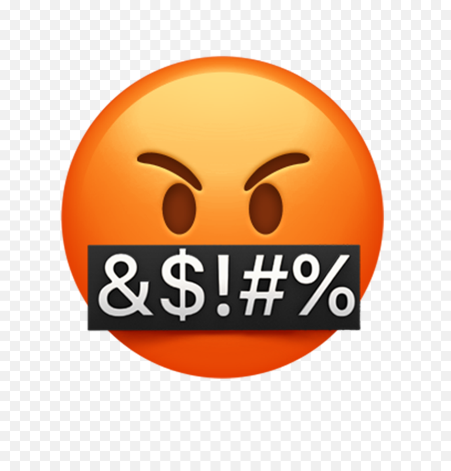 Mad Emoji Swear Cuss Mademoji Fussy Freetoedit - Swearing Emoji Transparent Background Png,Mad Emoji Png