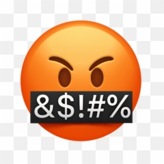 Mad Emoji Swear Cuss Mademoji Fussy Freetoedit - Swearing Emoji Transparent Background png