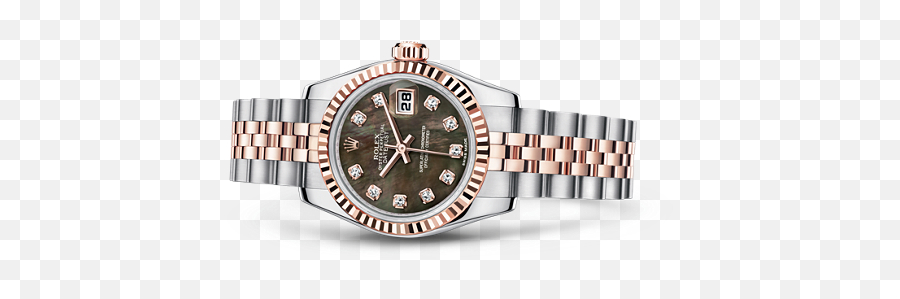 Replica Rolex Lady - Datejust Watch Everose Rolesor Rolex Femminile Oro Rosa Png,Rolex Watch Png