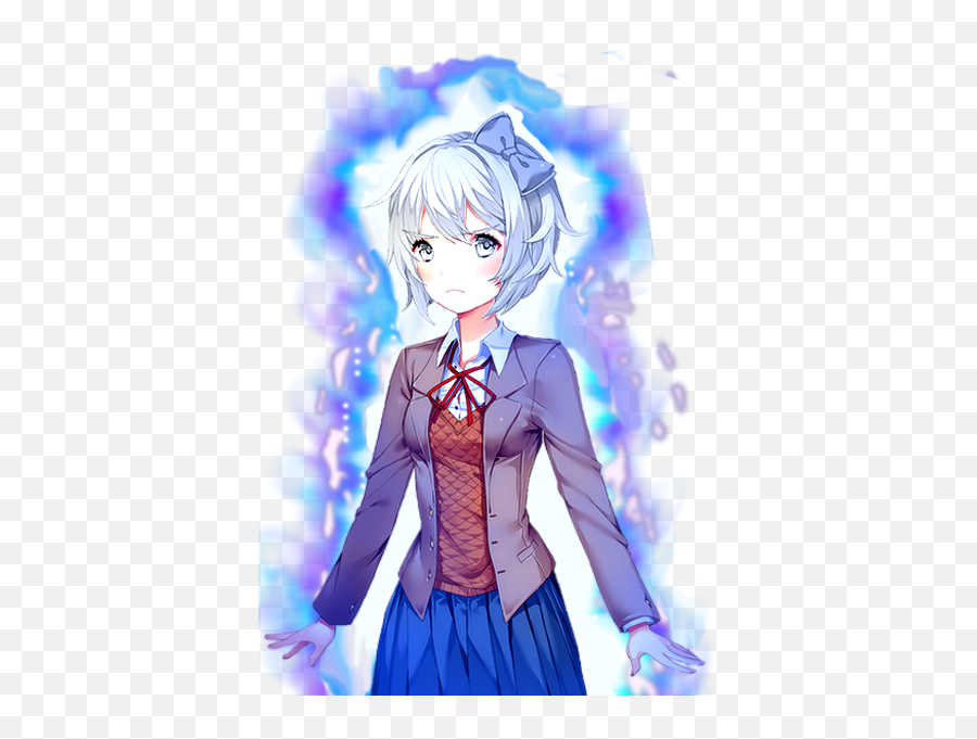 Fun - Doki Doki Literature Club Sayori Png,Ultra Instinct Aura Png