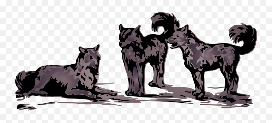 Snappygoat - Transparent Background Wolf Pack Clipart Png,Wolves Png