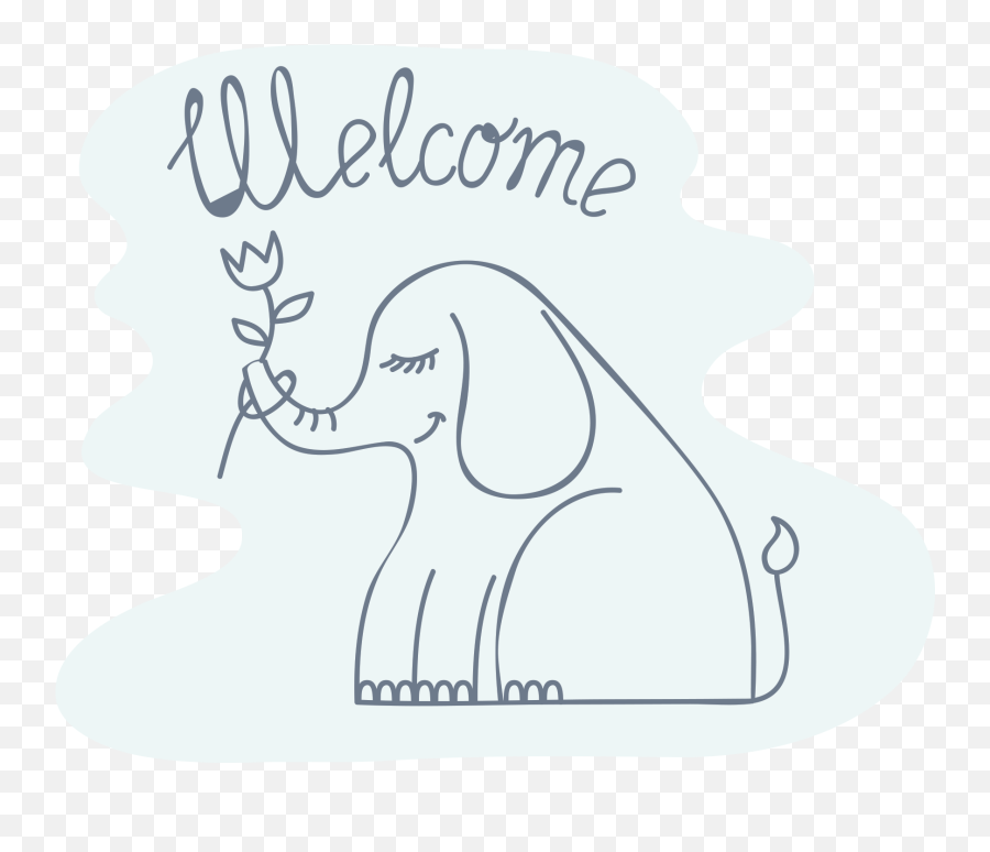 Baby Elephant Clipart - Cartoon Full Size Png Download Cartoon,Elephant Clipart Transparent