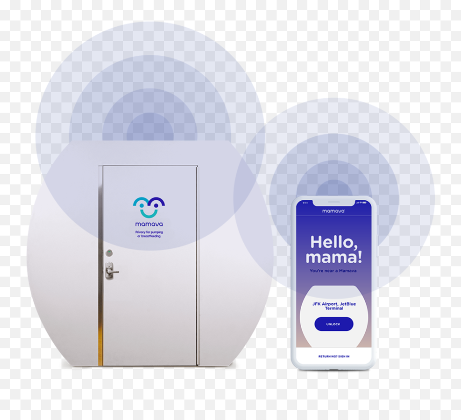 Smart Access U2014 Locate Unlock And Customize Mamava Pods - Carton Png,Lighter Png