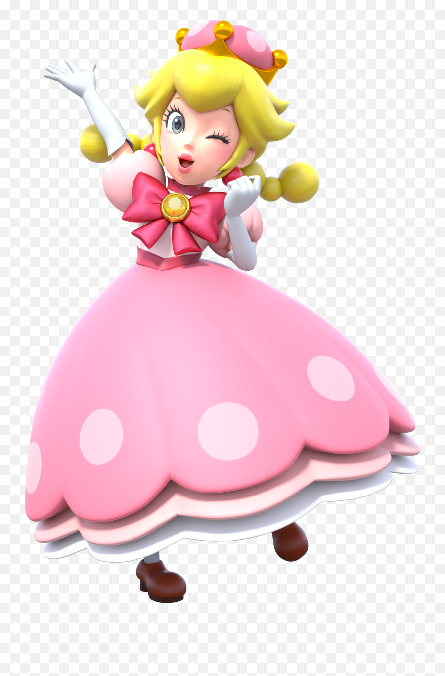 Peachette - Super Mario Wiki The Mario Encyclopedia New Super Mario Bros U Deluxe Peachette Png,Waluigi Hat Png