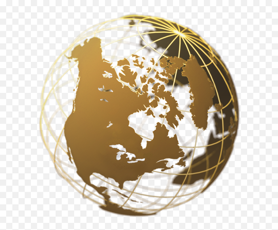 Download Hd Fortune Minerals Stockholm - Globe Of North America Png,Gold Globe Png