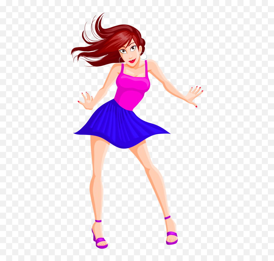 Dancing Girl Png Image - Transparent Dancing Cartoon Png,Dancing Girl Png