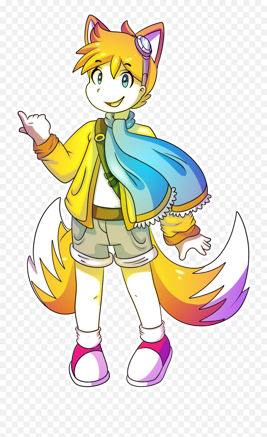 Tails The Fox Gijinka Tails The Fox Human Png Free Transparent Png Images Pngaaa Com - fox tail roblox fox tail code free transparent png