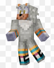 Silver The Hedgehog Nova Skin - Minecraft Sonic Silver Skin Png,Silver The Hedgehog Png