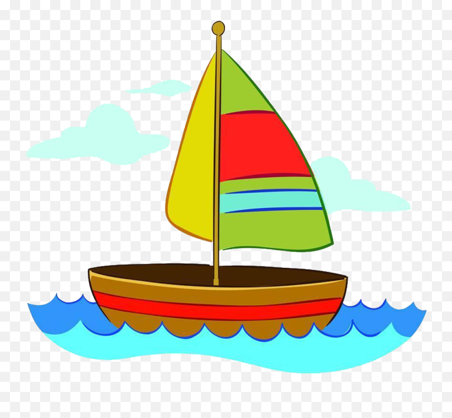 Transportation Clipart Sailboat - Imagens De Barco Em Desenho Png,Sailboat Png