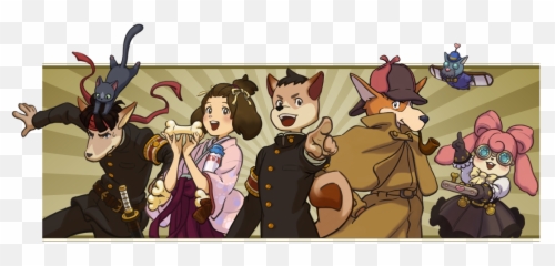 Aprilu0027s Fools Capcom Reveals A Brand New Ace Attorney Game - Dog Great Ace Attorney Png,Ace Attorney Logo