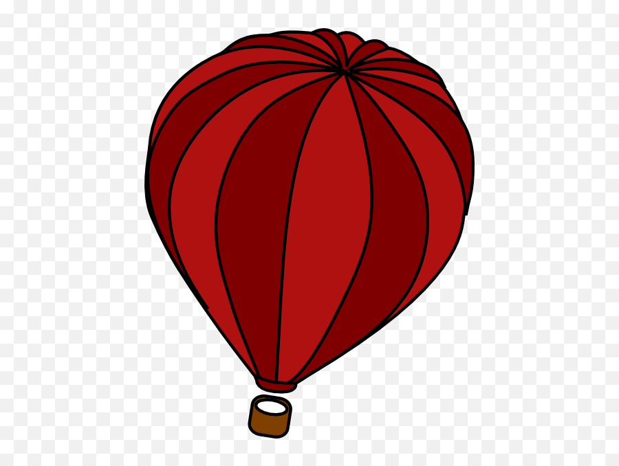 Red Balloon Clipart - Hotair Balloon Clipart Transparent Png,Red Balloon Png