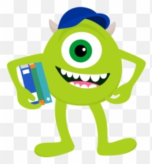 Minus - Say Hello Monster inc party Cartoon Mike From Monsters Inc png