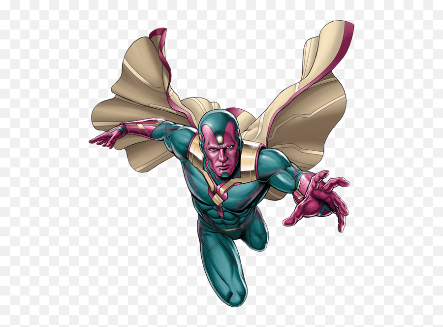 Download Marvel Vision Png Image - Free Transparent Png Vision Cartoon Marvel,Avengers Png