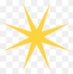 Eight Pointed Black Star Emoji For Facebook Email U0026 Sms - Allegheny Technologies Logo png
