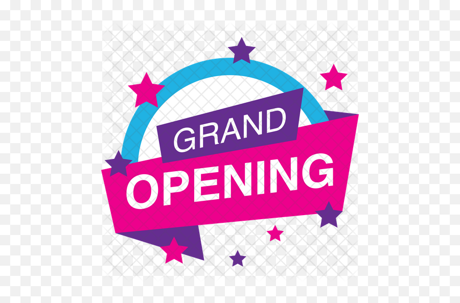 Opening logo. Opening. Grand Opening. Opening soon. Grand Opening logo.