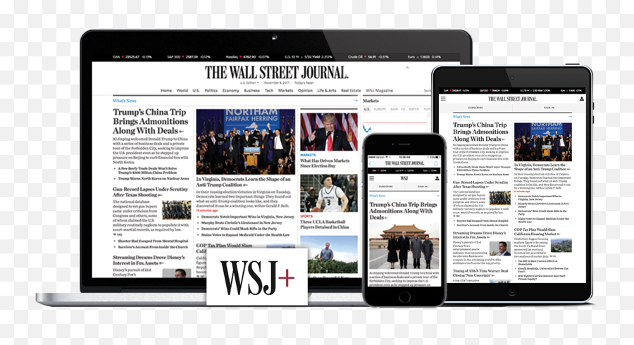 The Wall Street Journal - Apple News Wall Street Journal Png,Wall Street Journal Logo Png