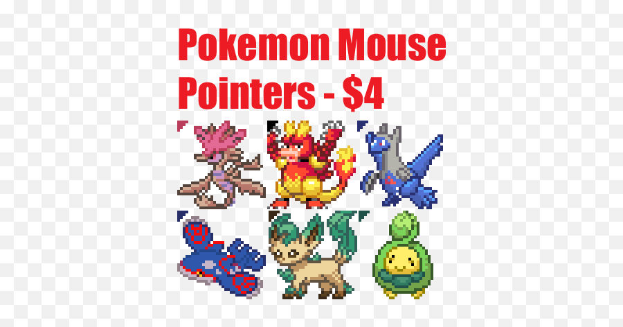 Pokemon Mouse Pointers From Pixelhoot By Pixelartist - Fur Creative Arts Png,Mouse Pointers Png