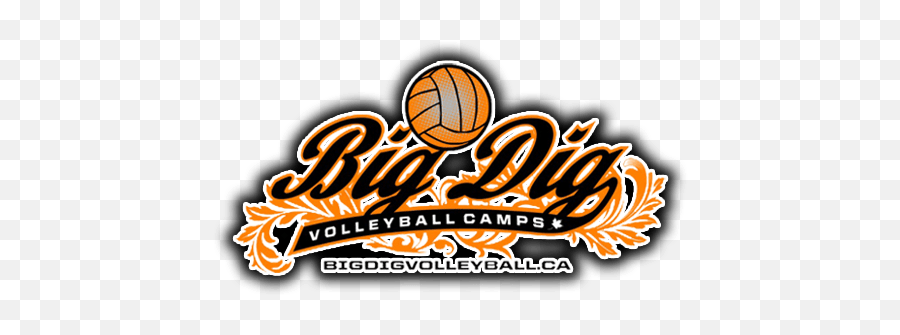 Big Dig Volleyball Logo - Cross Over Basketball Png,Volleyball Logo
