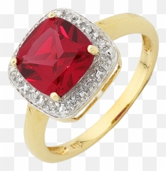 Ruby Ring - Yellow Gold Ruby And Diamond Ring 754274 Ring In Gold And Ruby Png,Halo Ring Png