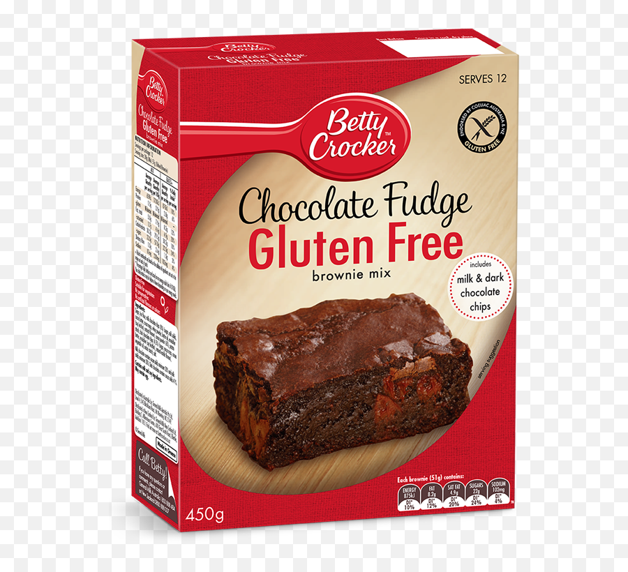 Chocolate Fudge Gluten Free Brownie Mix Baking Products - Brownie Mix Gluten Free Png,Brownie Png