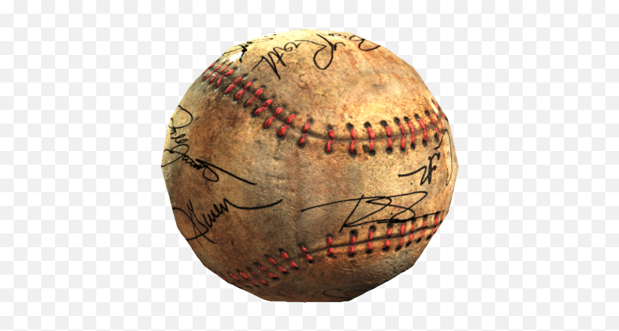 Signed Baseball Fallout Wiki Fandom - Fallout 4 Signed Baseball Png,Baseball Transparent