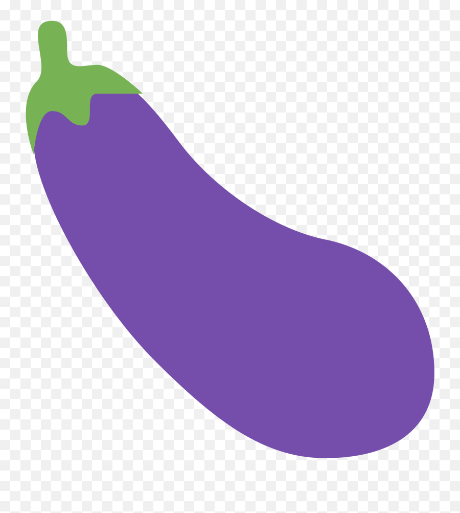 Eggplant Emoji Twitter Png Image - Eggplant Emoji Twitter,Eggplant Emoji Transparent Background