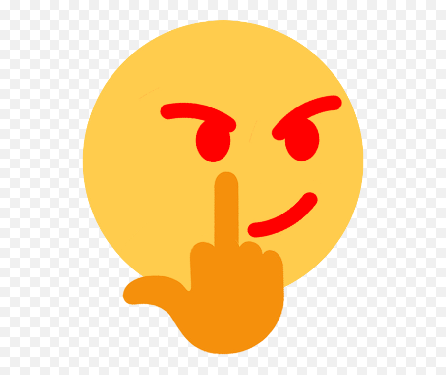 Yellow Orange Smile Emoticon - Fuck You Emoji Png,Angry Face Emoji Png