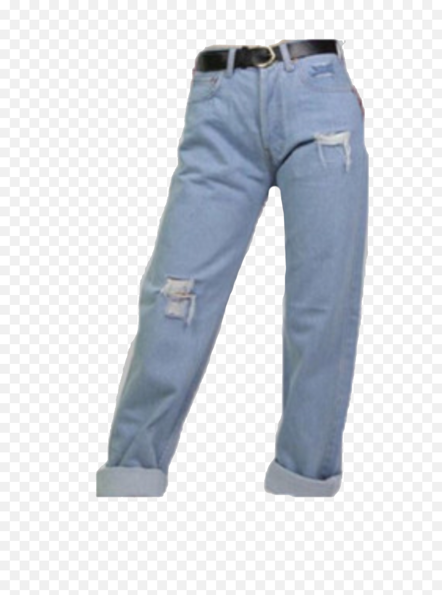 Jeans Belt Clothing Png Aesthetic Blue Scrunchies Tumbl - Retro Aesthetic Clothes Png,Clothing Png