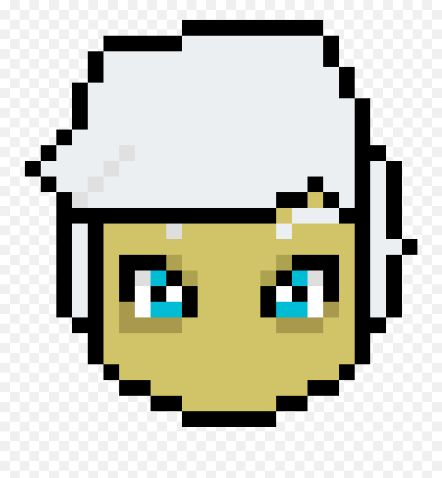 Pixilart - 30x30 Anime Face By Tobester Cute Ghost Pixel Art Png,Anime Face Png