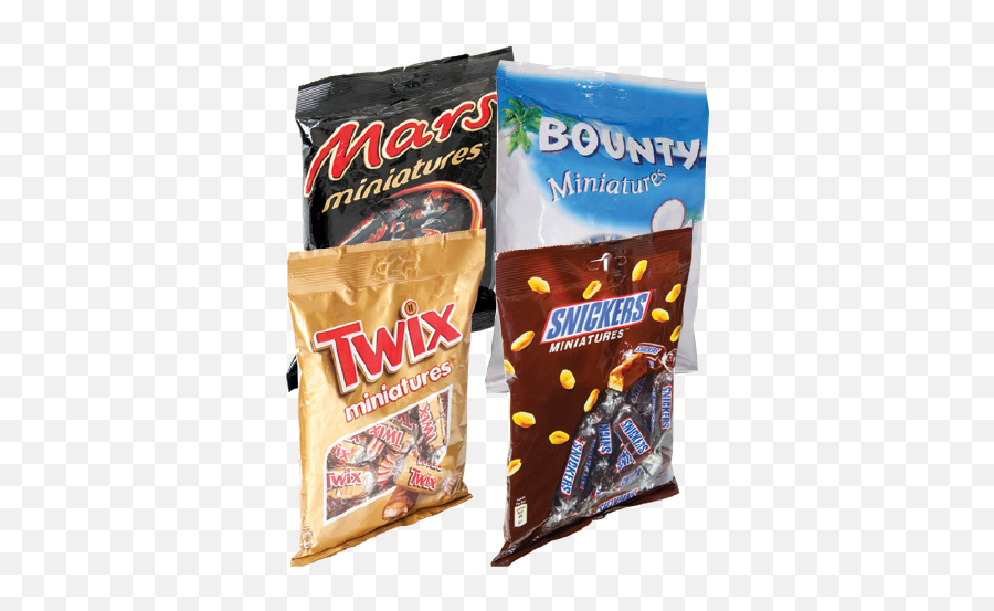 Mars Bounty Snickers Twix Choc Miniatures - Bounty Png,Twix Png