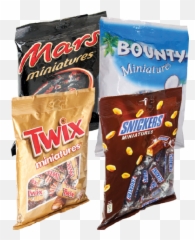 Mars Bounty Snickers Twix Choc Miniatures - Bounty Png,Twix Png