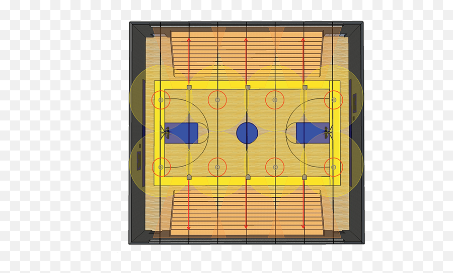 Download Basketball Court With Bleachers Diagram Hd Png - Parcheesi,Basketball Court Png