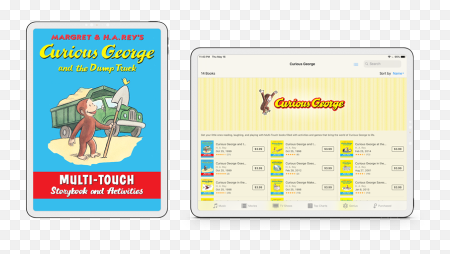 Curious George Series U2014 Robin Rotman Product Designer - Screenshot Png,Curious George Png