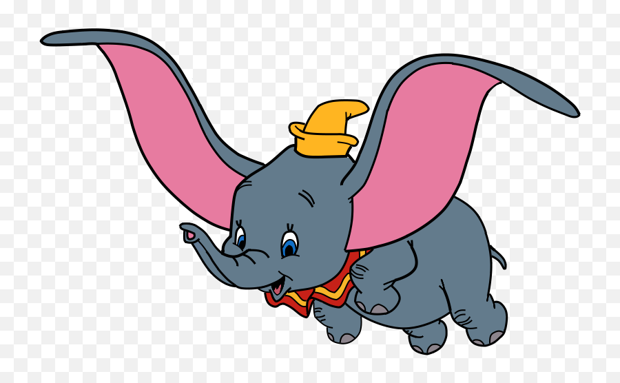 Imagenes Dumbo Png - Cartoon Dumbo Flying,Dumbo Png